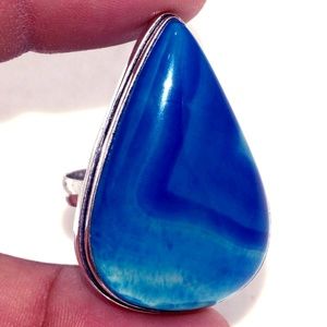 925 and  gemstone ring size 7.5